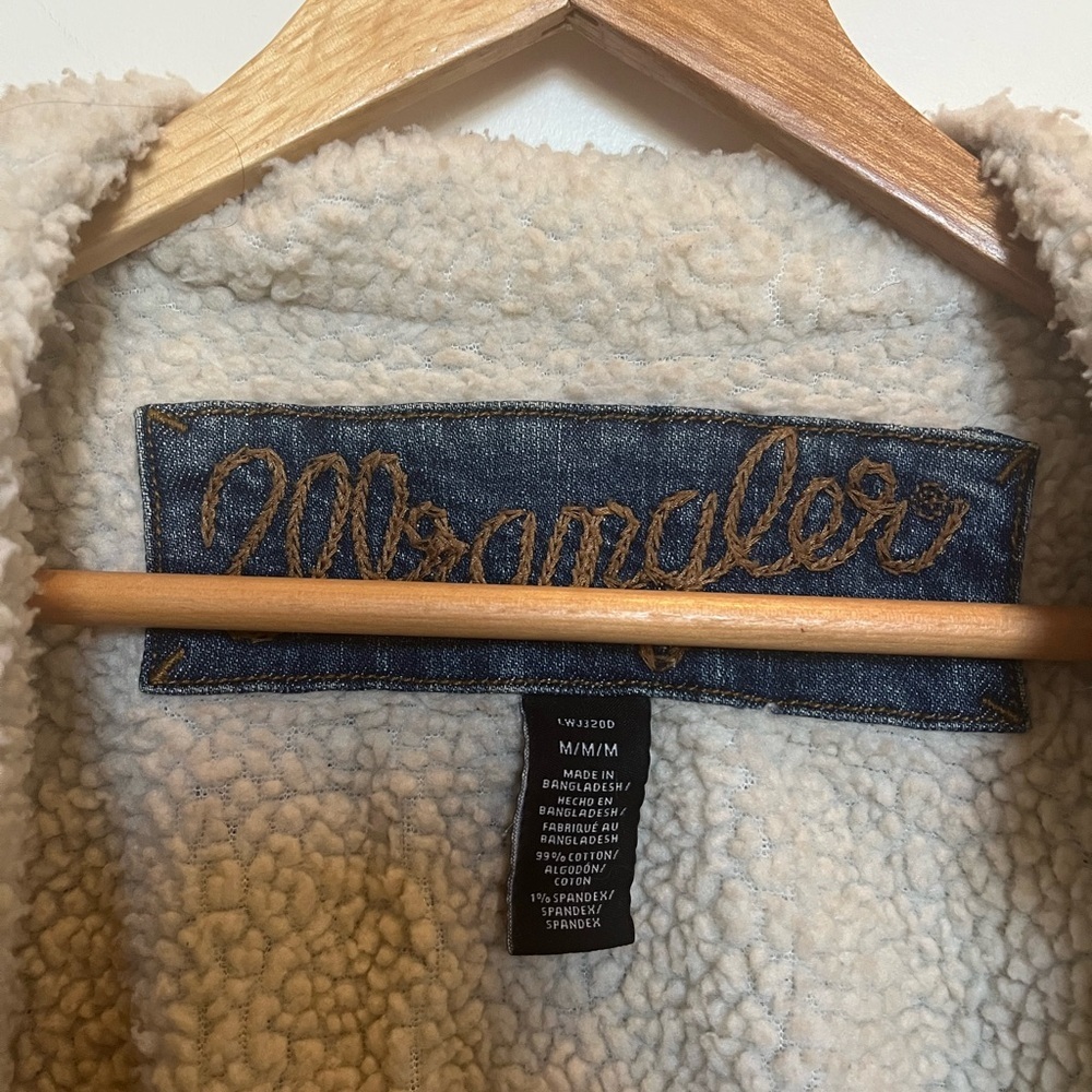 Wrangler Retro Sherpa lined classic western jacket - Picture 11 of 11